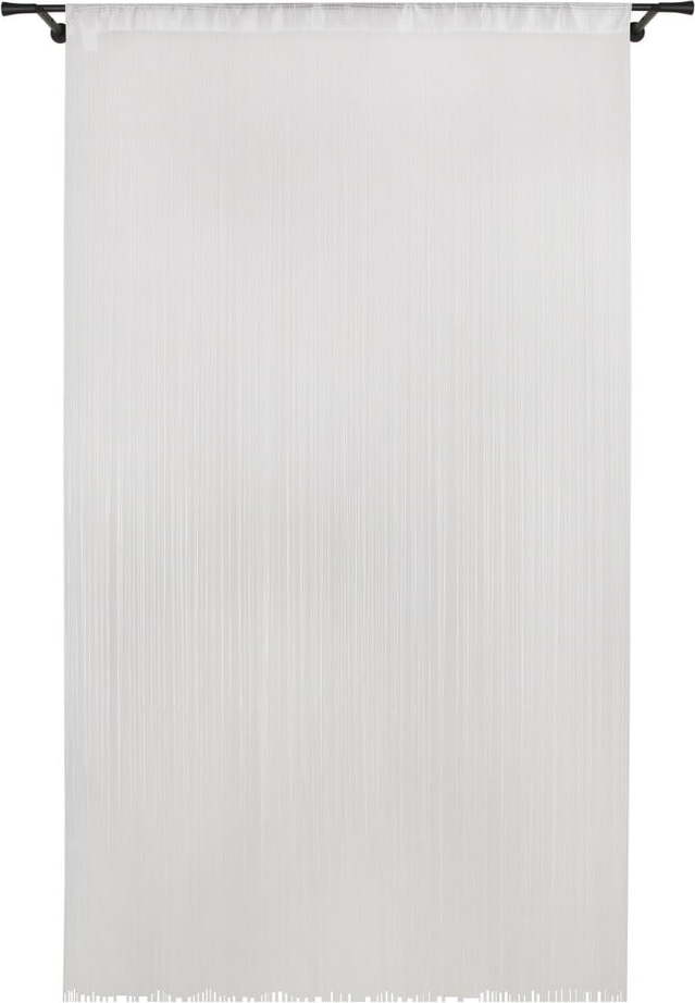 Bílá záclona 140x285 cm String – Mendola Fabrics Mendola Fabrics