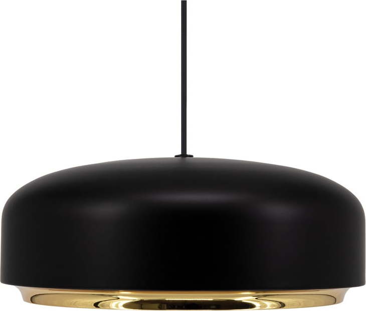 Černé LED závěsné svítidlo s kovovým stínidlem ø 40 cm Hazel medium – UMAGE UMAGE