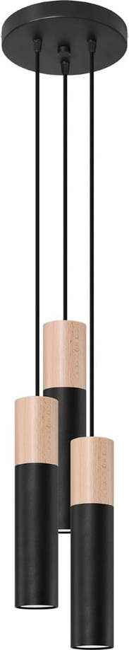 Černé závěsné svítidlo ø 6 cm Paul – Nice Lamps Nice Lamps