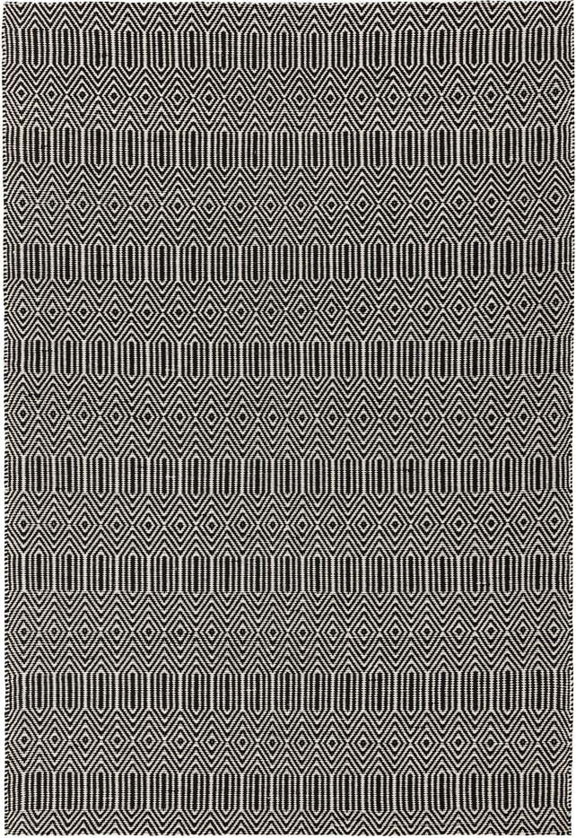 Černý vlněný koberec 100x150 cm Sloan – Asiatic Carpets Asiatic Carpets