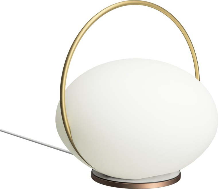 LED stolní lampa v bílo-zlaté barvě (výška 19 cm) Orbit – UMAGE UMAGE