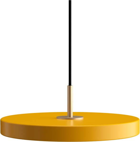Žluté LED závěsné svítidlo s kovovým stínidlem ø 31 cm Asteria Mini – UMAGE UMAGE
