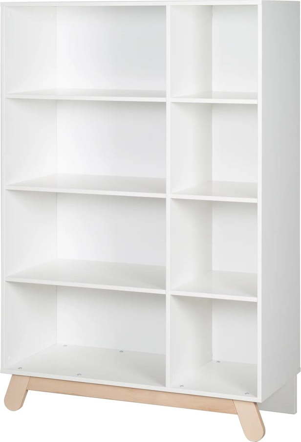 Bílá dětská knihovna 107x159 cm Clara – Roba Roba