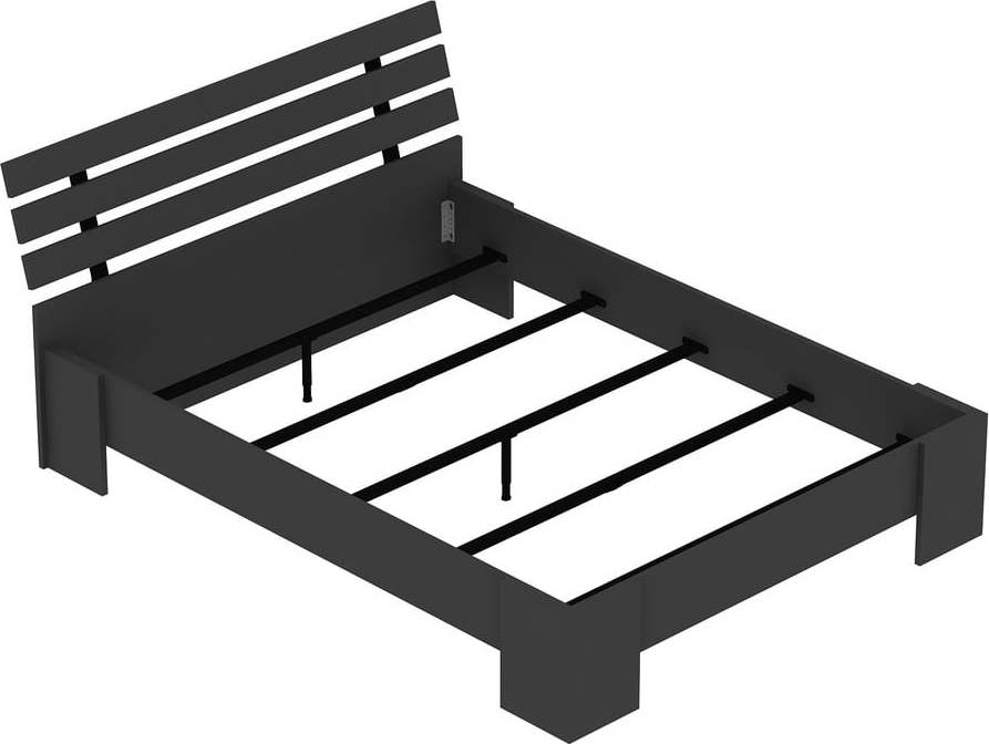 Černá dvoulůžková postel 140x190 cm Kutay – Kalune Design Kalune Design