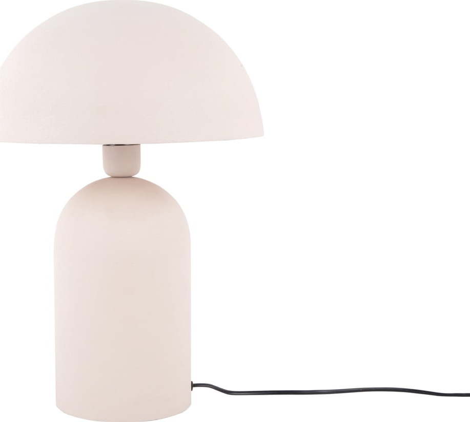 Krémová stolní lampa (výška 43 cm) Boaz – Leitmotiv Leitmotiv
