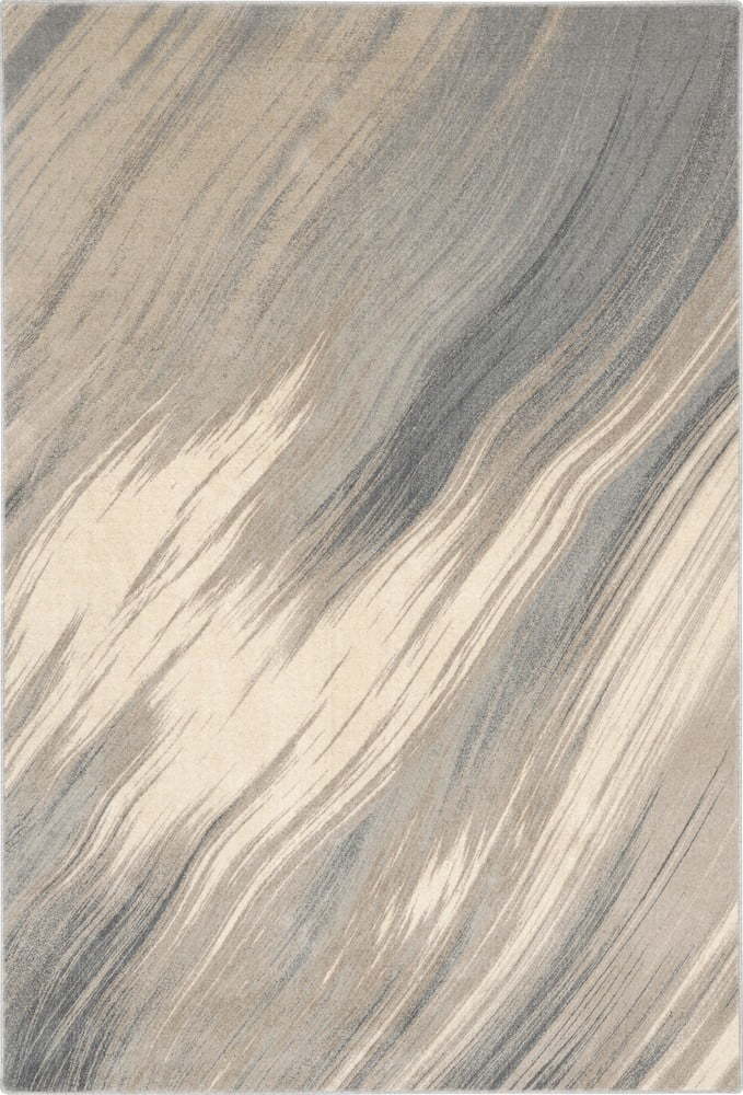 Krémový vlněný koberec 133x180 cm Haze – Agnella Agnella