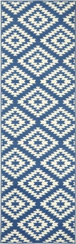 Modrý koberec běhoun 200x80 cm Nordic - Hanse Home Hanse Home