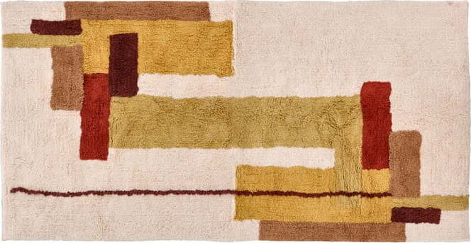 Oranžový bavlněný koberec 180x90 cm Lau - Villa Collection Villa Collection