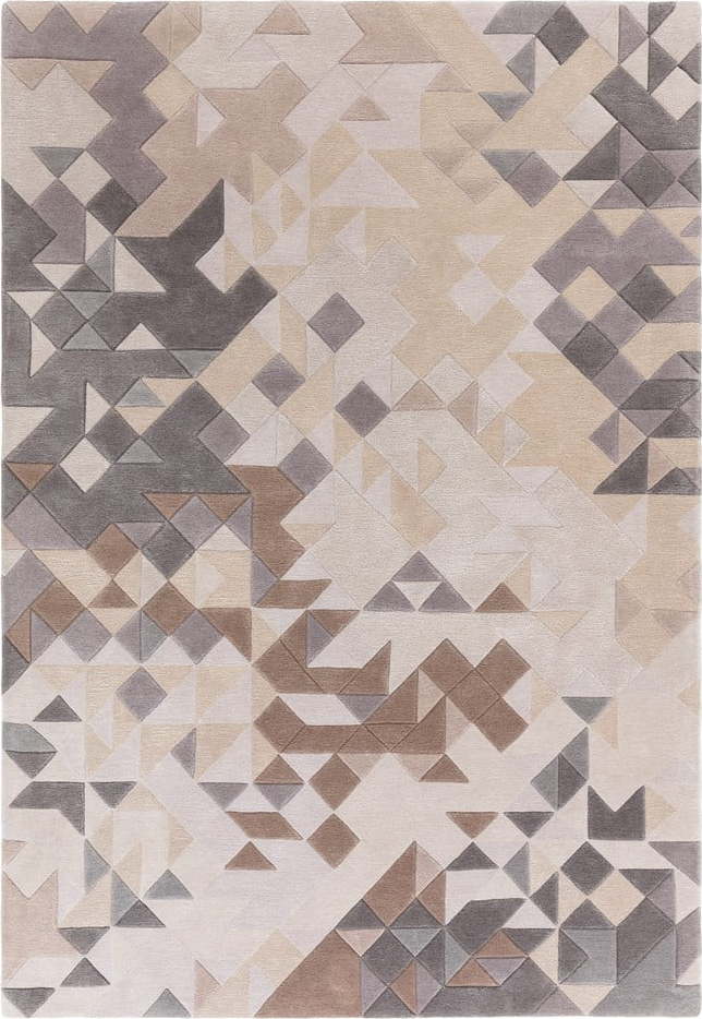 Šedo-béžový koberec 170x120 cm Enigma - Asiatic Carpets Asiatic Carpets