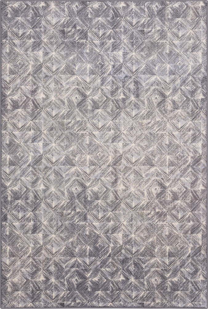 Šedý vlněný koberec 133x180 cm Moire – Agnella Agnella