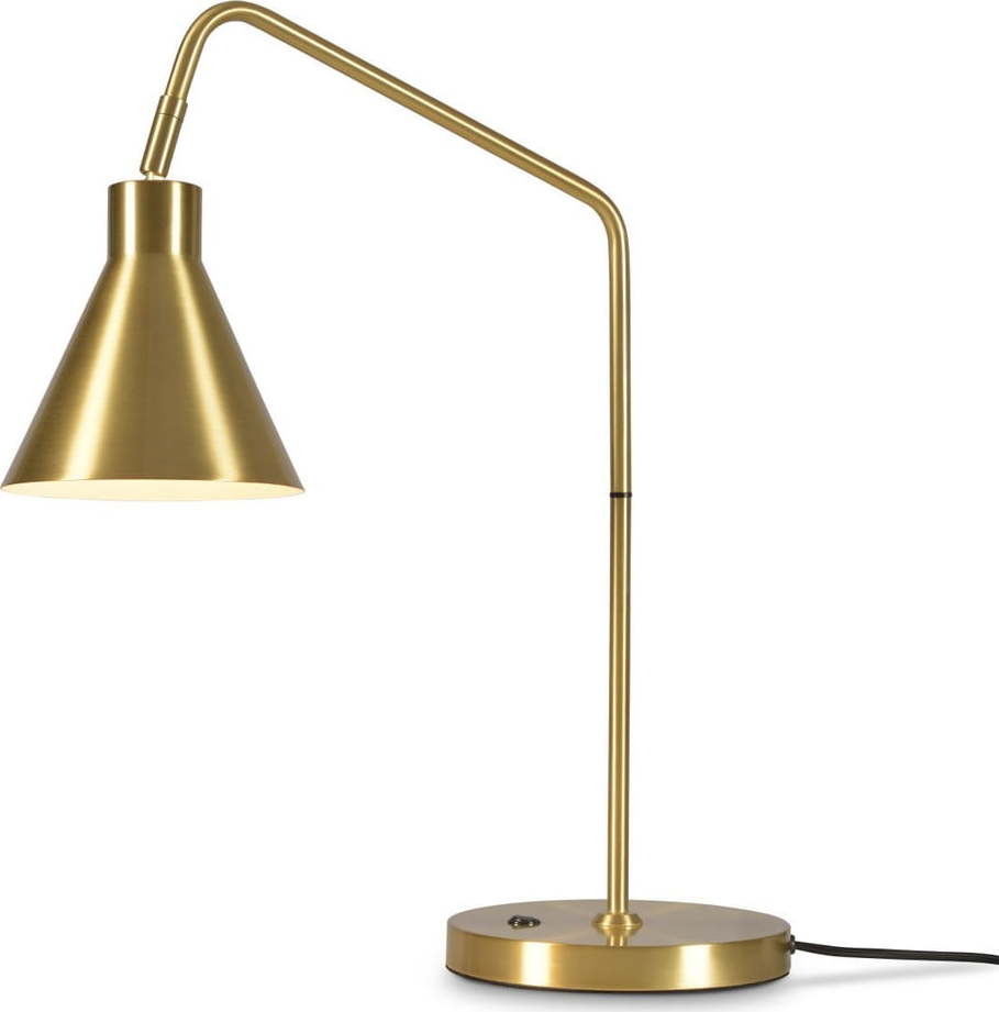 Stolní lampa s kovovým stínidlem ve zlaté barvě (výška 55 cm) Lyon – it's about RoMi IT´S ABOUT RoMi