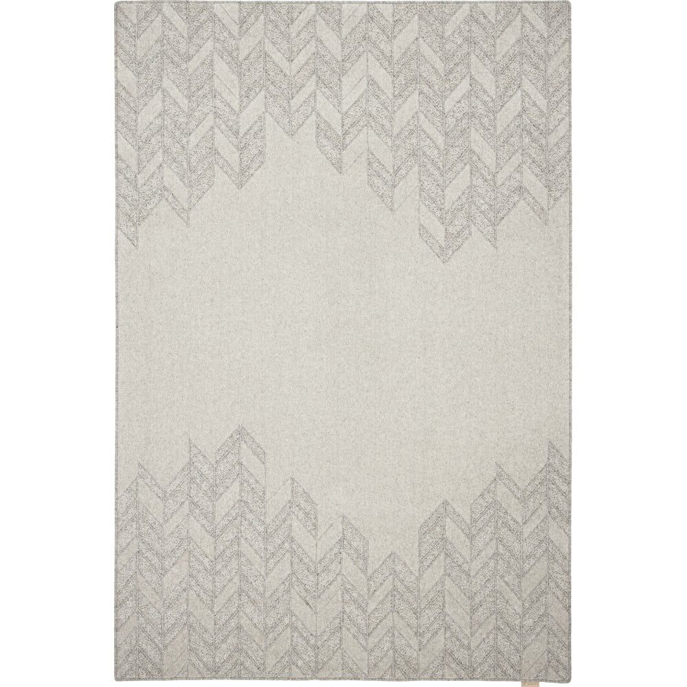 Světle šedý vlněný koberec 133x190 cm Credo – Agnella Agnella