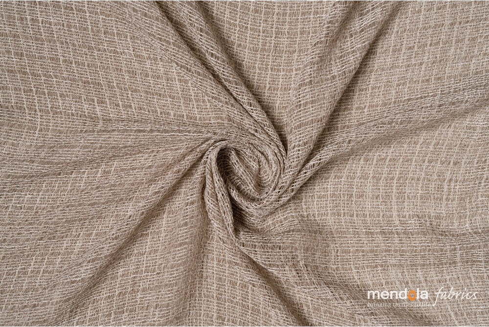Béžová záclona 140x260 cm Pescara – Mendola Fabrics Mendola Fabrics