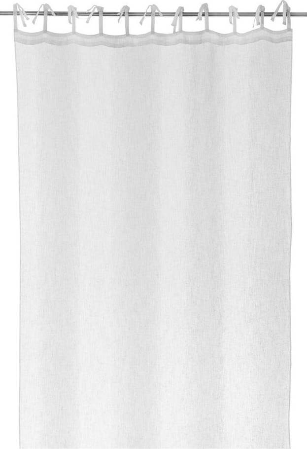 Bílá záclona 140x260 cm Linen – Casa Selección Casa Selección