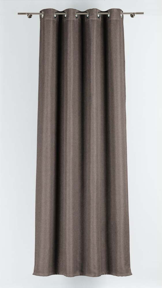 Šedo-hnědý závěs 140x260 cm Avalon – Mendola Fabrics Mendola Fabrics