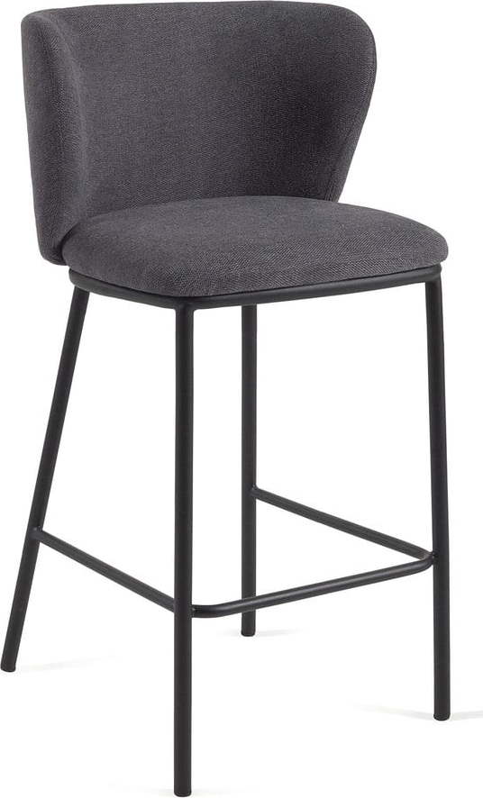 Tmavě šedé barové židle v sadě 2 ks 92 cm Ciselia – Kave Home Kave Home