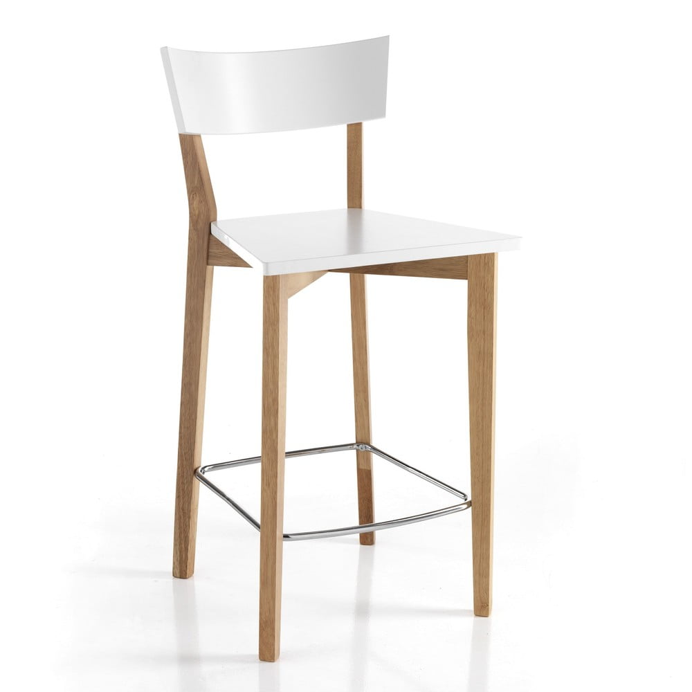 Barové židle v bílo-přírodní barvě v sadě 2 ks 94 cm – Tomasucci Tomasucci