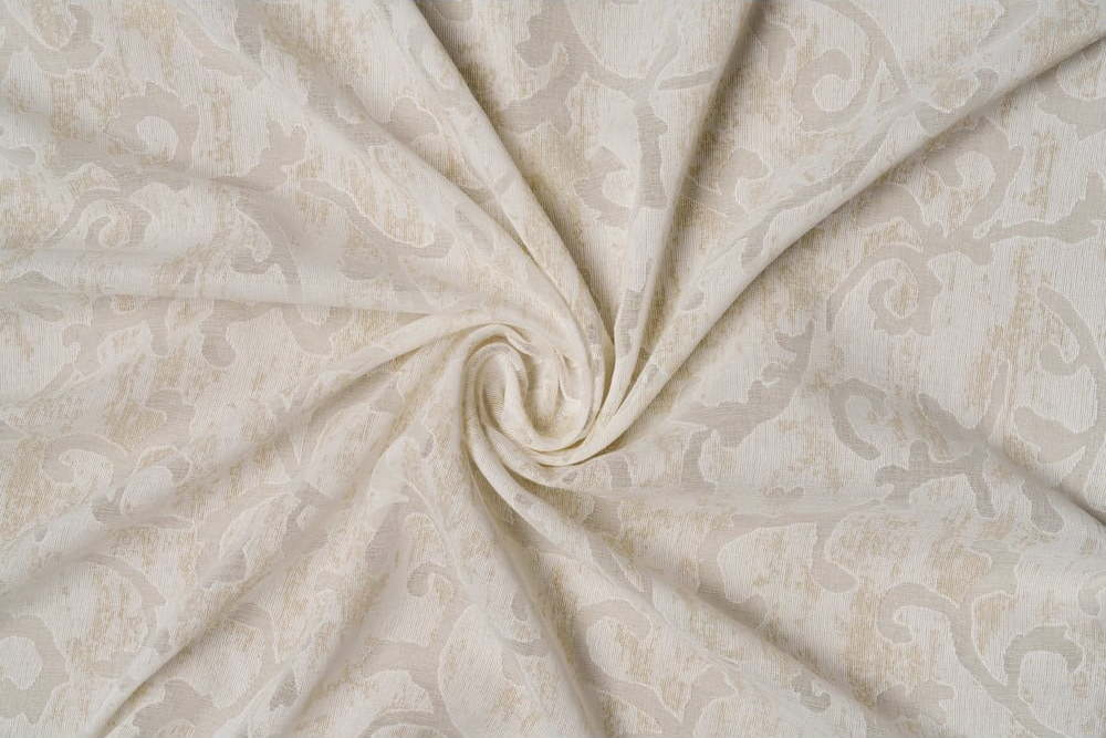 Béžová záclona 140x260 cm Baroque – Mendola Fabrics Mendola Fabrics