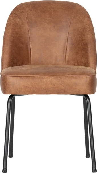 Koňakově hnědé kožené jídelní židle v sadě 2 ks Vogue – BePureHome BePureHome