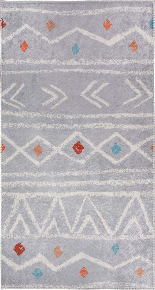 Světle šedý pratelný koberec 80x150 cm – Vitaus Vitaus