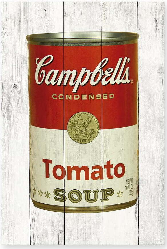 Dřevěná cedule 40x60 cm Tomato Soup – Really Nice Things Really Nice Things