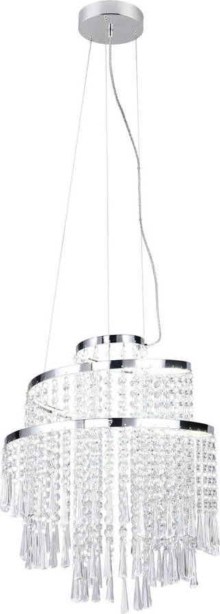 LED závěsné svítidlo ve stříbrné barvě ø 38 cm Pomp – Trio TRIO