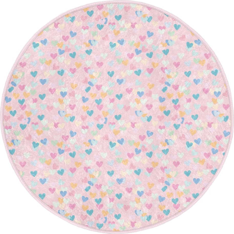 Růžový dětský koberec ø 120 cm Comfort – Mila Home Mila Home