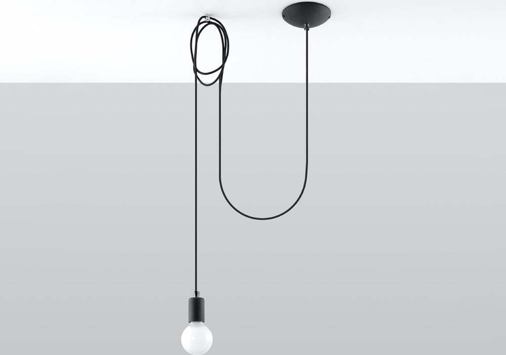 Černé závěsné svítidlo Spider – Nice Lamps Nice Lamps