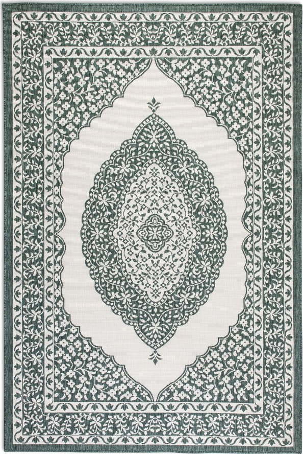 Krémovo-zelený venkovní koberec 120x170 cm Gemini – Elle Decoration Elle Decoration
