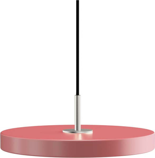 Růžové LED závěsné svítidlo s kovovým stínidlem ø 31 cm Asteria Mini – UMAGE UMAGE