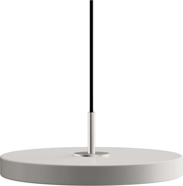 Světle šedé LED závěsné svítidlo s kovovým stínidlem ø 31 cm Asteria Mini – UMAGE UMAGE