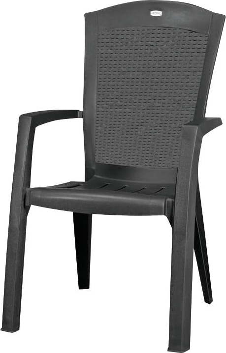 Tmavě šedá plastová zahradní židle Minnesota – Keter Keter