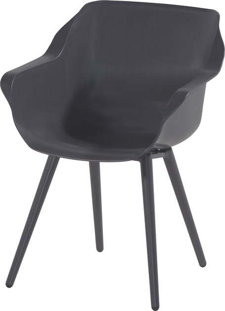 Tmavě šedé plastové zahradní židle v sadě 2 ks Sophie Studio – Hartman Hartman