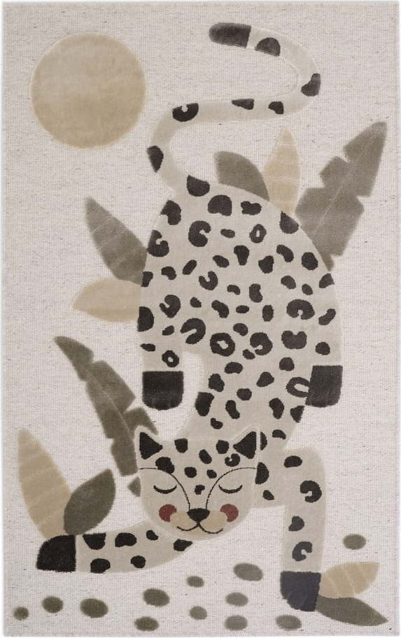Béžový dětský koberec 80x125 cm Little Jaguar – Nattiot Nattiot