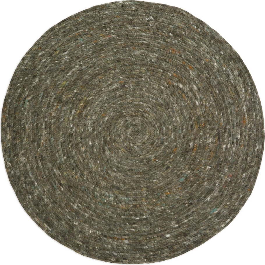 Khaki dětský koberec ø 140 cm Neethu Olive – Nattiot Nattiot