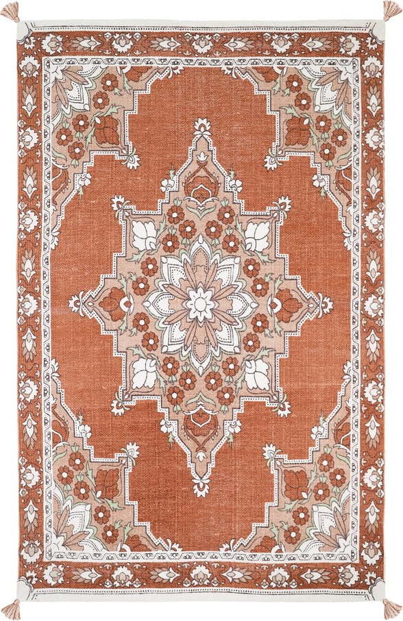 Oranžový dětský koberec 100x150 cm Lalitha – Nattiot Nattiot